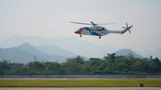 Helicóptero civil chino completó primeras pruebas de vuelo en meseta