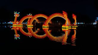 “Tianfu: El tesoro del hijo del cielo”: Santiago recibe el nuevo festival de luces chino