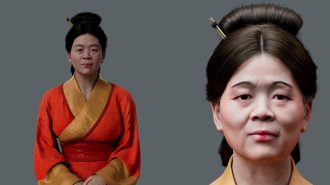 Con IA, museo restauró la apariencia de una mujer de hace 2.200 años en China