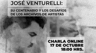Charla abordará desafíos de mantener archivo documental de pintor José Venturelli