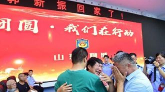 China encontró a 2.609 niños desaparecidos, entre ellos uno secuestrado hace 24 años