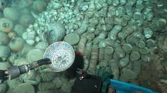 Recuperan en las costas de China más de 900 reliquias de dos pecios de la dinastía Ming