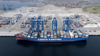 La ruta Chancay-Shanghái supera 20.000 toneladas de carga en dos primeros meses