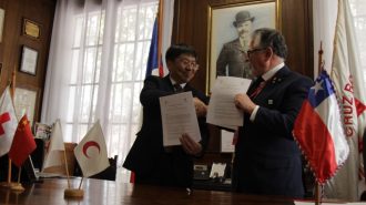 Chile y China estrechan lazos a través de la Cruz Roja