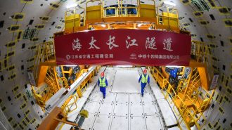 China lanza tuneladora gigante para proyecto en el río Yangtse
