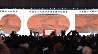 China celebra su Día del Espacio y publica imágenes de Marte