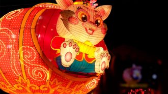 Faroles y fuegos artificiales animan las calles de china a días de la celebración del Año Nuevo Lunar