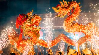 El símbolo de la Danza del Dragón en la Fiesta de la Primavera