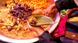 El mercado nocturno de Guiyang: Una vida vibrante bajo las luces de la noche