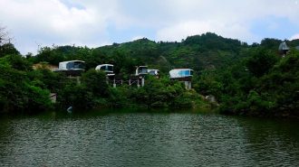 Hotel temático espacial atrae a los turistas durante el auge del programa espacial chino