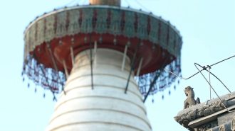 La Pagoda Blanca brilla en Beijing con 700 años de historia
