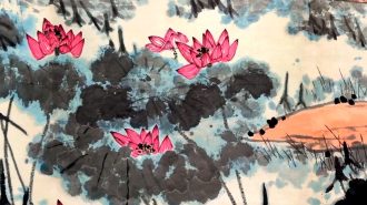 La inteligencia artificial recrea marivollosa obra de célebre pintor chino