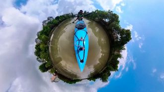 Kayak en Shanghai, una forma de evitar el tráfico en hora punta