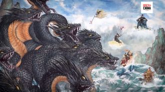 Otra historia de la mitología china: Yu el Grande contiene el diluvio