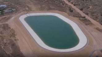Proyecto de desviación de agua protege el medio ambiente en el noroeste de China