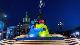 Un recorrido a través de las iluminaciones del Festival de los Faroles