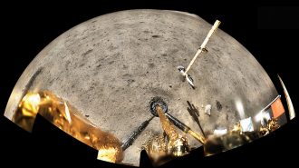 Muestras de la sonda china revelan vestigios de agua en la Luna