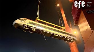 ¡Ya vienen en camino! Nuevos trenes del recorrido Santiago-Chillán iniciaron su viaje desde China