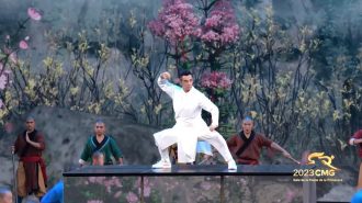 La presentación de artes marciales que impresionó en la gala de la Fiesta de la Primavera