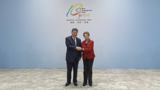 Xi Jinping visitó el Nuevo Banco de Desarrollo en Shanghái