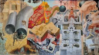 Mural y exposición de obras de José Venturelli fueron parte del Día de los Patrimonios