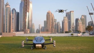 Vehículo volador chino completa exitoso vuelo público en Dubai