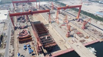 Auge de la construcción naval en China: Tianjin lidera producción de buques portacontenedores