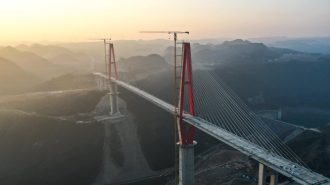 Avanza en China construcción de puente de 1.260 metros de longitud
