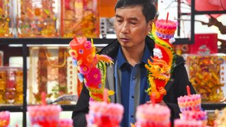 Velas de dragón y fénix, una artesanía china en peligro de extinción