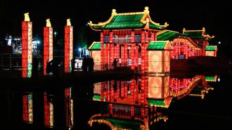 Festival de luces chinas vuelve a iluminar las noches veraniegas en Chile