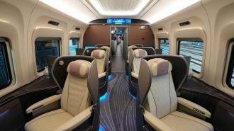 Mira cómo es el nuevo tren bala de China