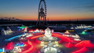 La “Ciudad de la nieve” atrae las miradas en China