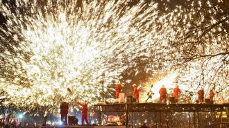 Continúan los festejos del Año Nuevo chino con la serpiente como protagonista